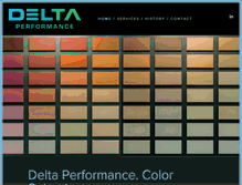 Tablet Screenshot of deltaperformance.com